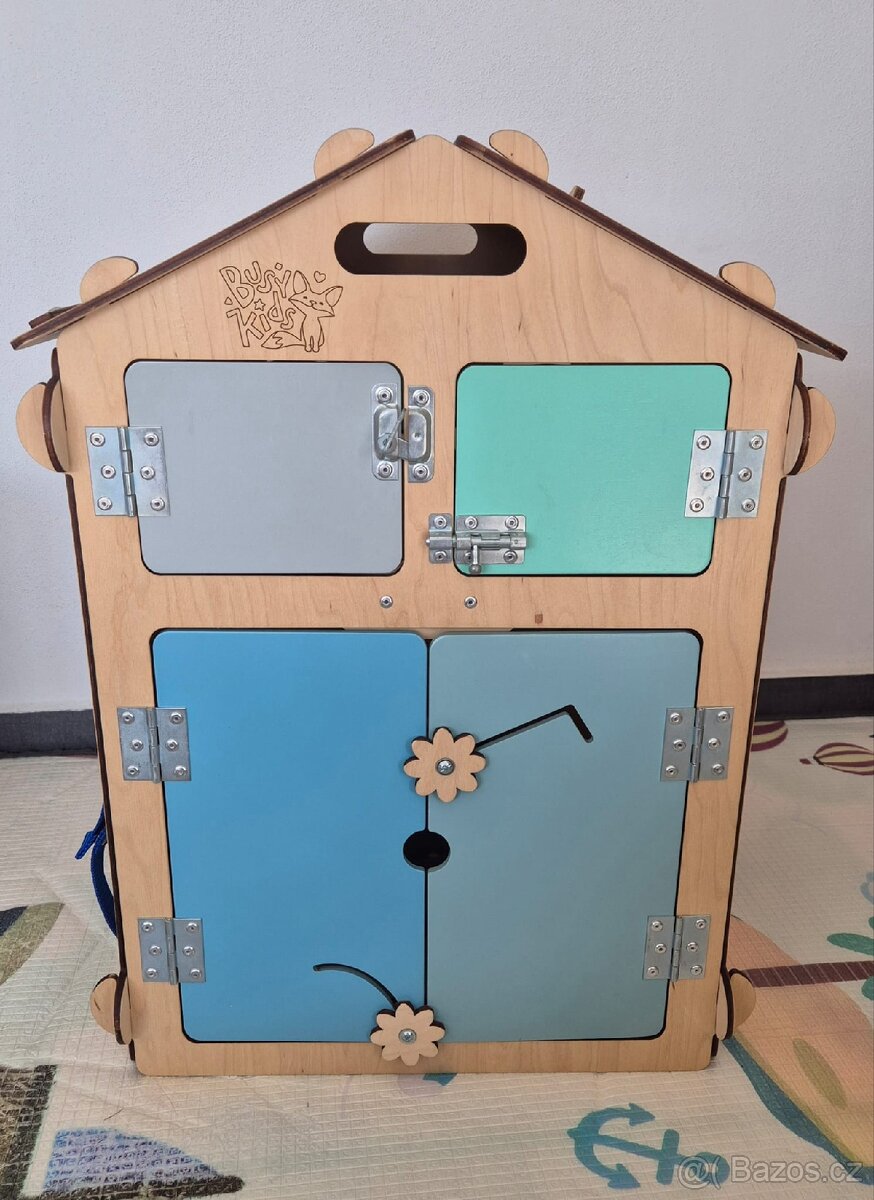 Montessori dřevěný domeček pro děti - 7