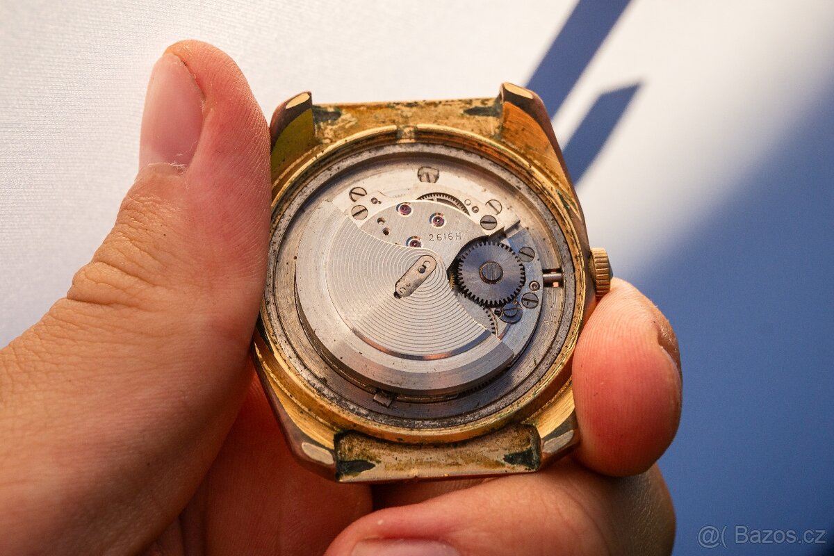 Pozlacené Hodinky Poljot kalibr 2618H - 7