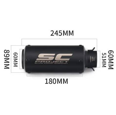 Prodám zcela nový, nepoužívaný, nerezový výfuk na motorku - 7