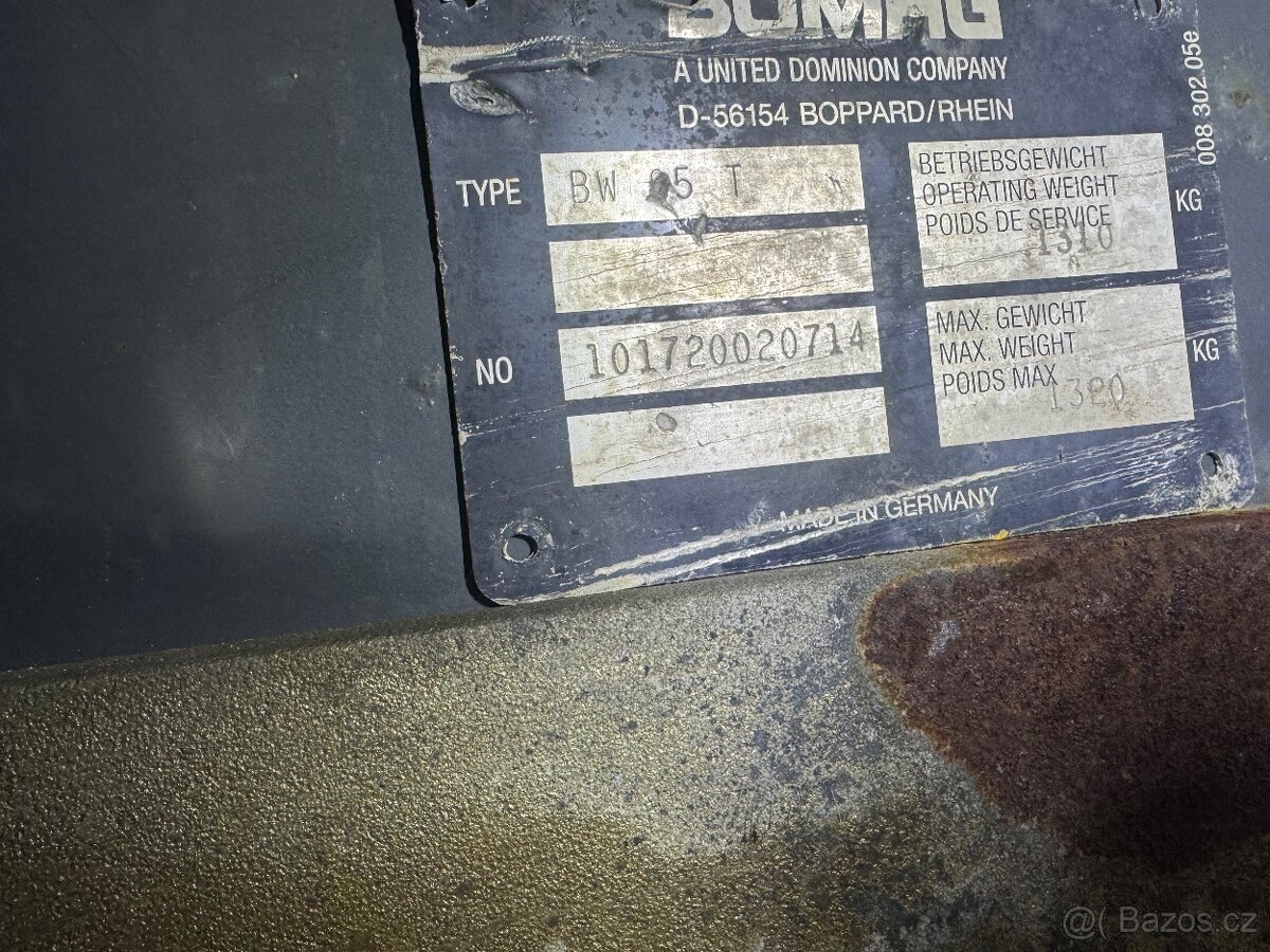 Prodám ježkový válec Bomag BW85T - 7