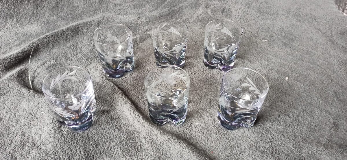 Barevné skleněné vázy, keramická váza, sklenice - 7