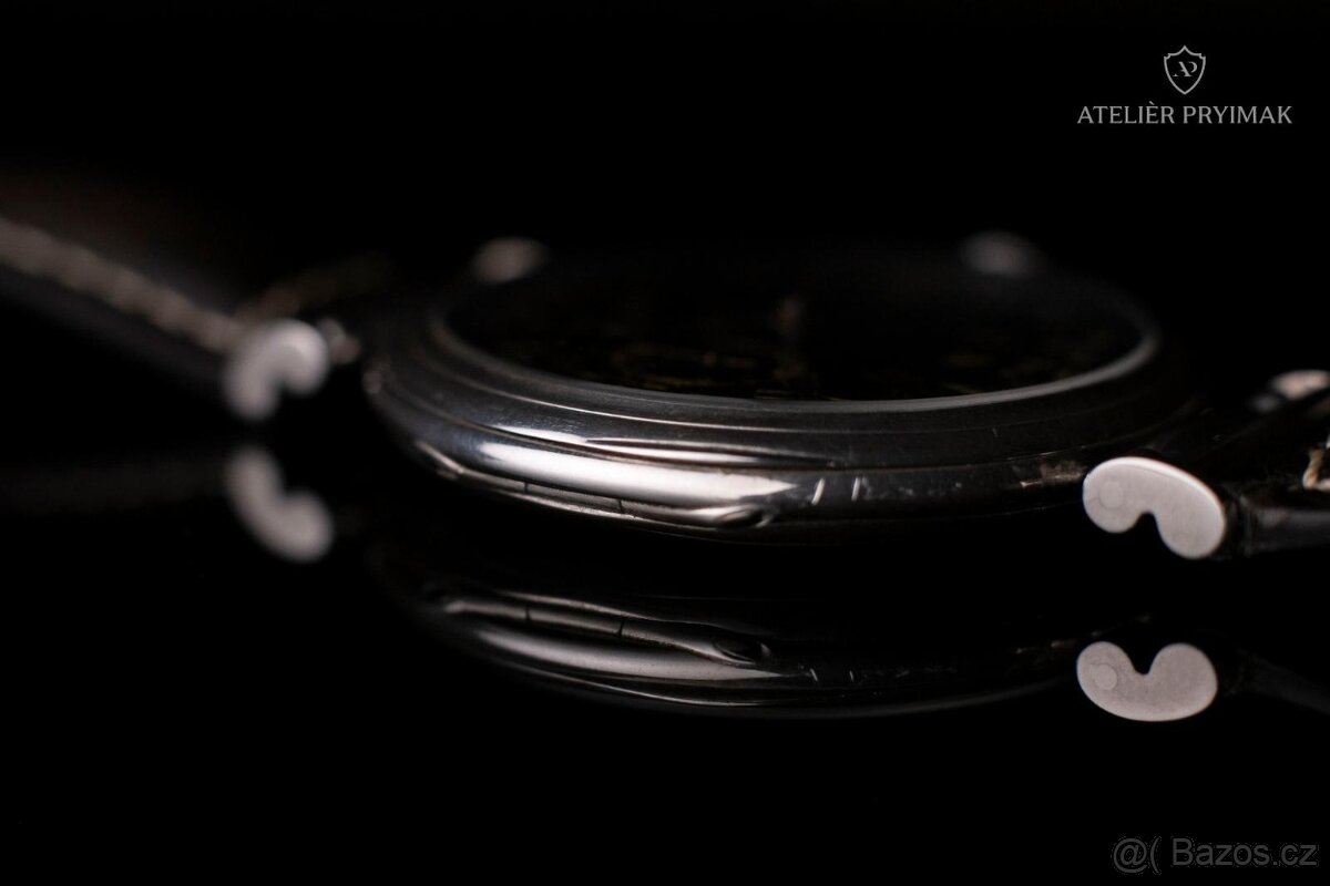 Starožitné švýcarské stříbrné hodinky OMEGA 1900 - 7