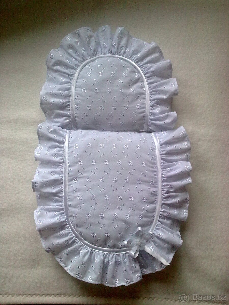 Peřinky do kočárků pro panenky z různých barev-látky Madeiry - 7