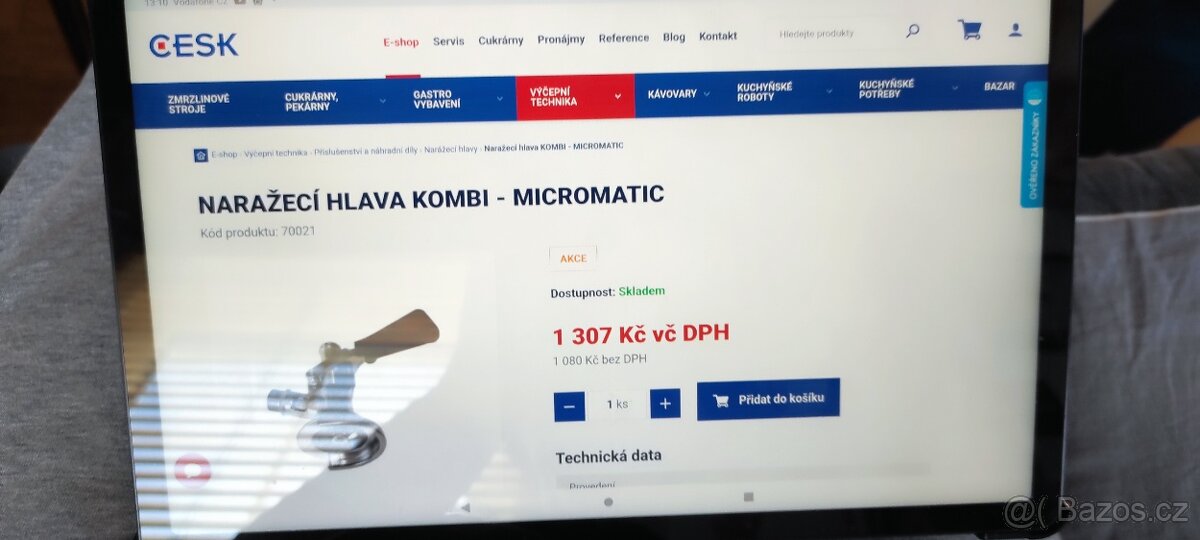 Narážecí hlava kombi - MIKROMATIC - 7
