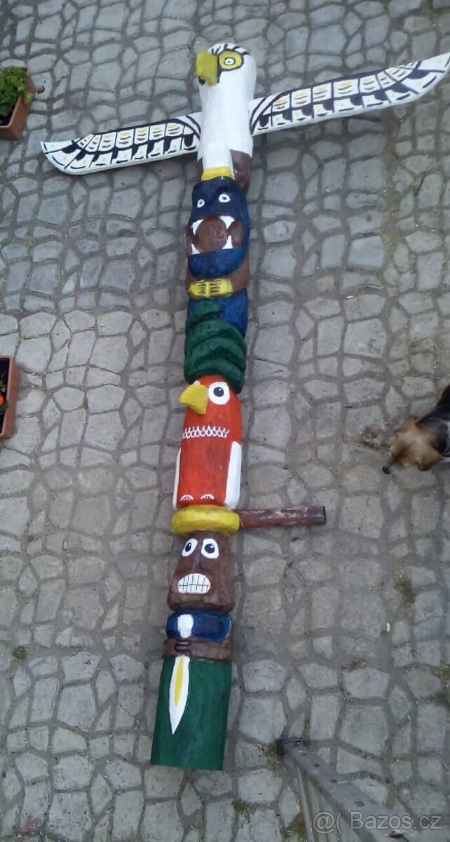 dřevěné sochy, výrob totemů od známého sochaře - 7