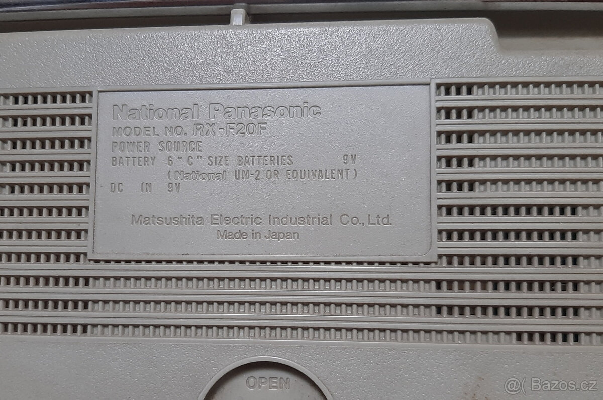 Stary funkční Panasonic RX-F20 - 7