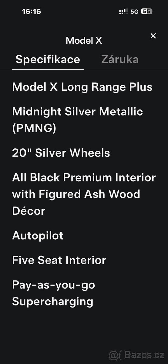 Tesla model X LR Raven, r.v. 06/2000 - 7