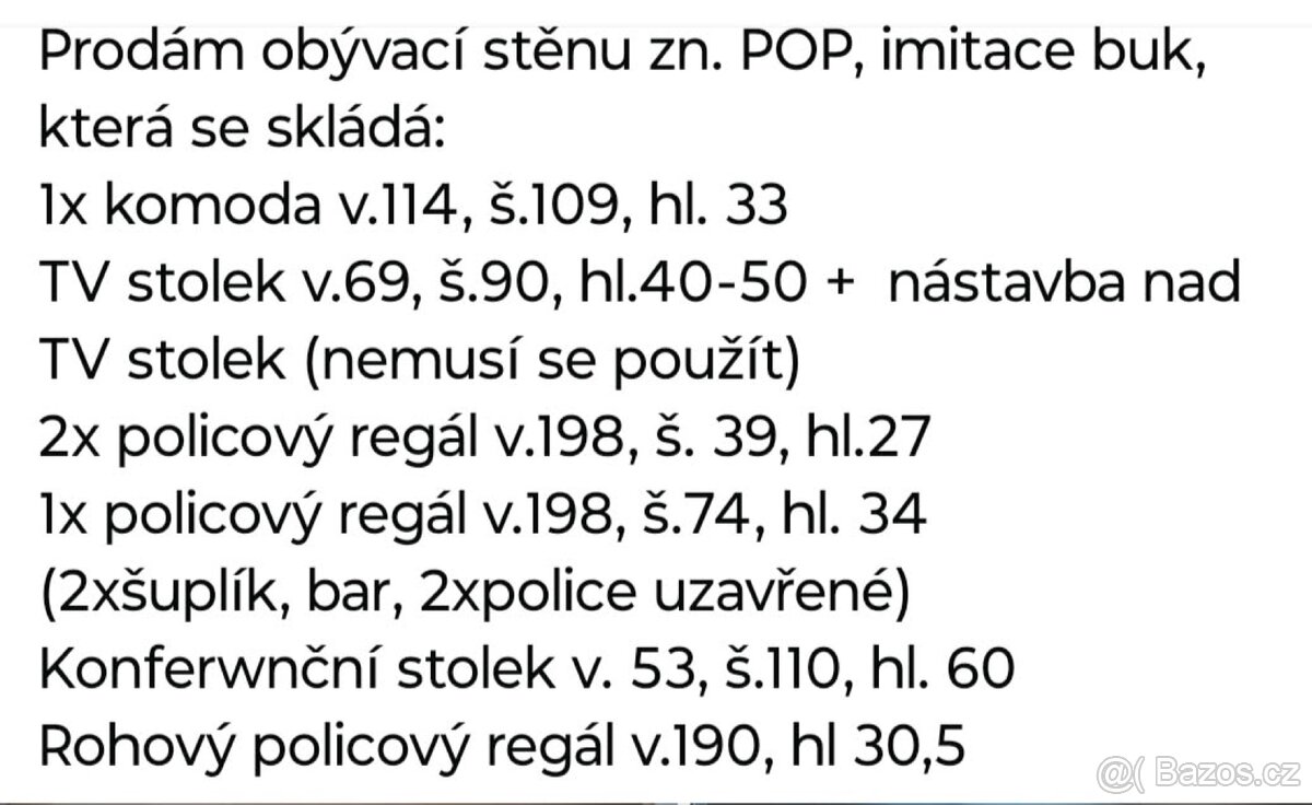 Prodám obývací stěnu značky Pop - 7