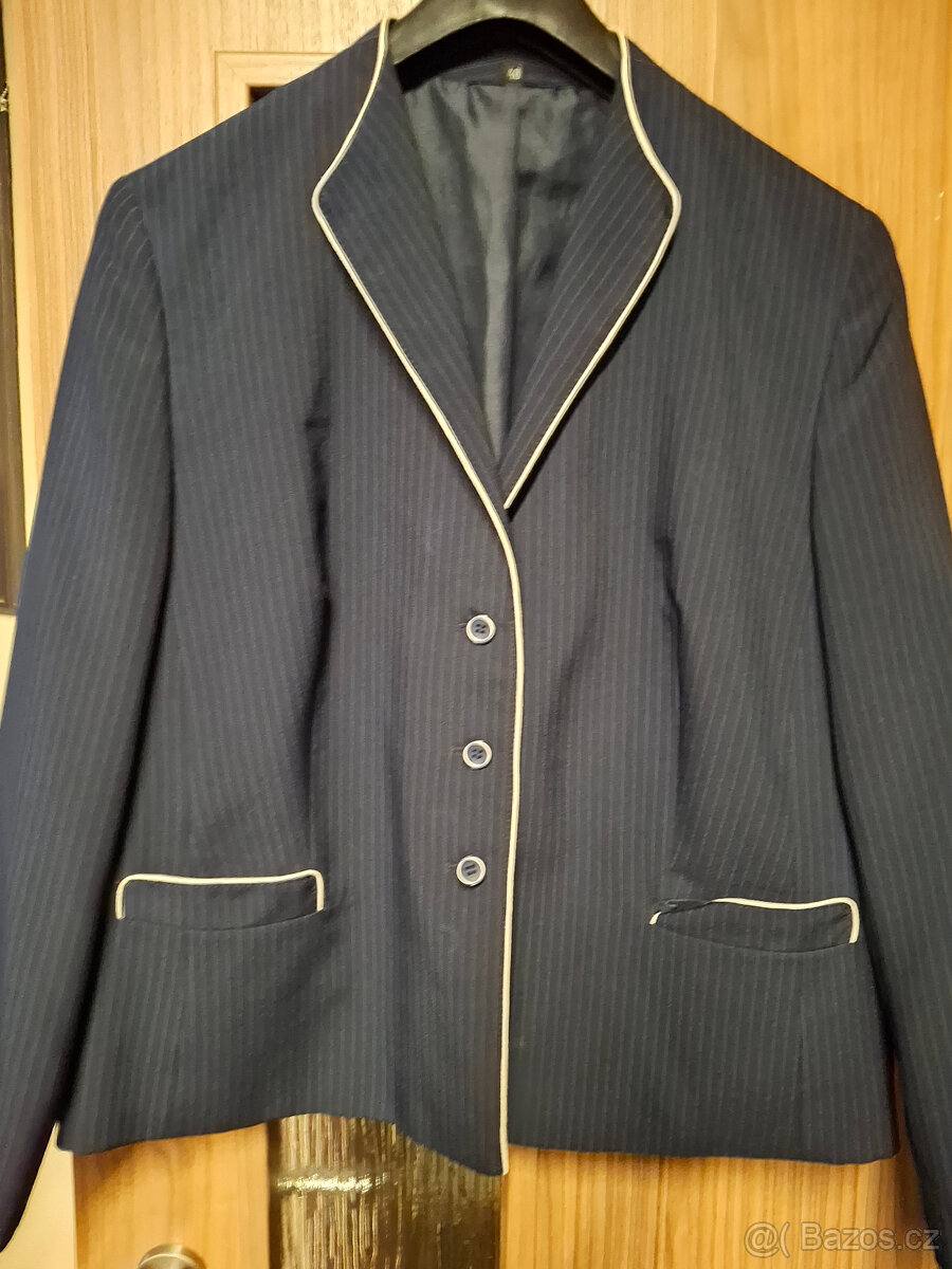 Saka dámská vínová a modrá barva - 7