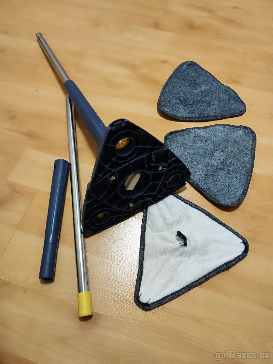 Samoždímací trojúhelníkový mop + 2 hadříky - 7