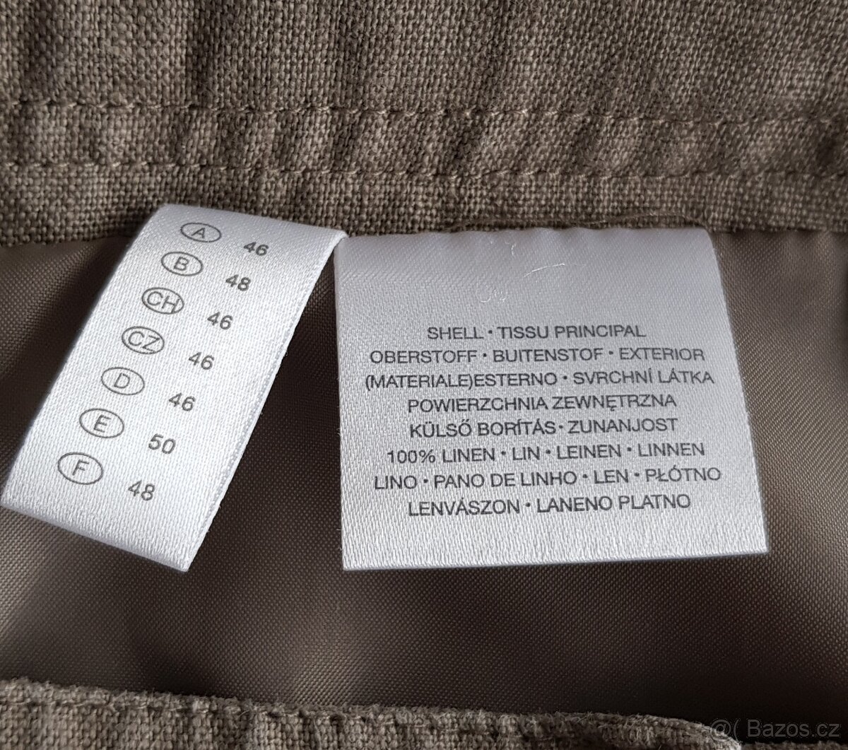 Dámská sukně - CANDA (C+A) - len - 7