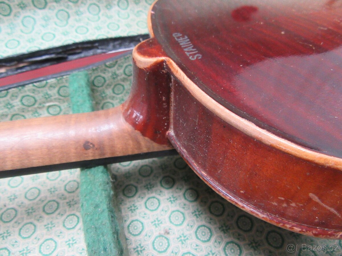 Nabízím starožitné housle sign. Stainer. Nejsou prasklé. Pův - 7