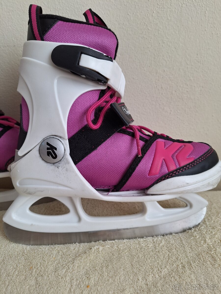 Dívčí lední brusle K2 (vel. 29 - 34) - 7