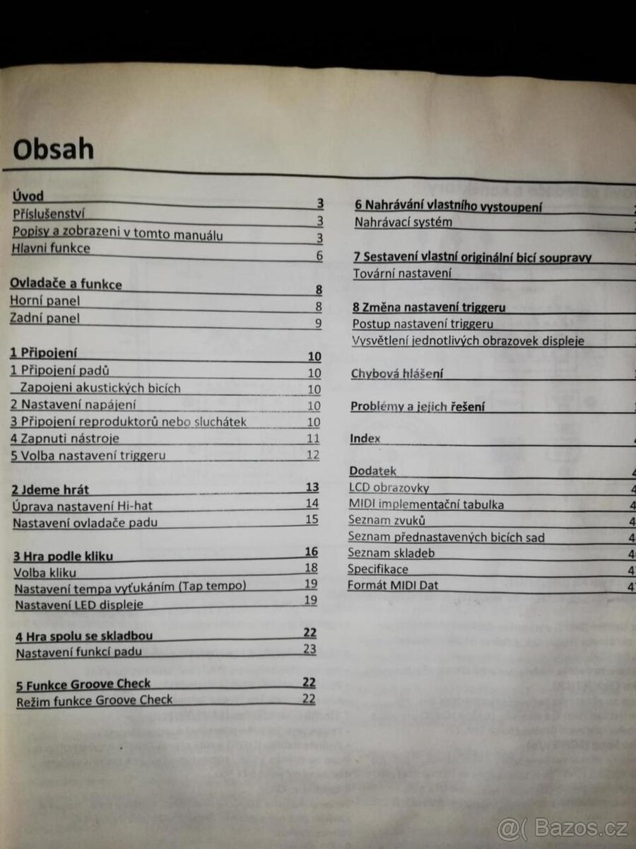 Prodám Bicí modul YAMAHA DTX500 - 7