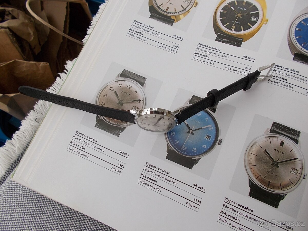 mene vidane luxusni hodinky prim rok 1973 top kus funkcni - 7