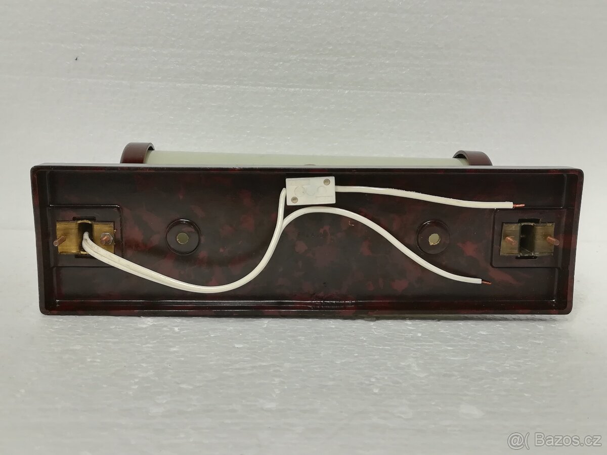 Bakelitové nástěnné retro tubusové světlo - OK stav - 7
