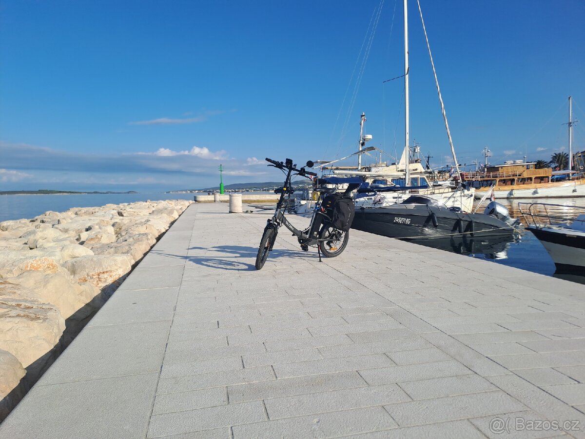 Skládací elektrokolo, 18ah baterie, najeto 160km - 7