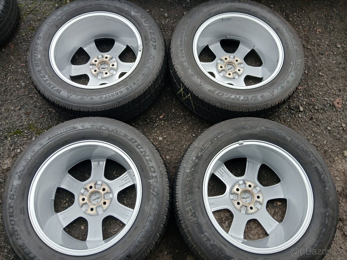 Prodám sadu Orig ALU kol Volvo 235/65R17 zimní - 7