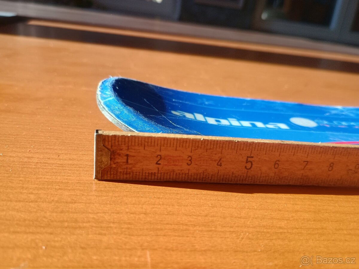 Dětské lyže Alpina Zoom Slopestyle modré 90 cm - 7