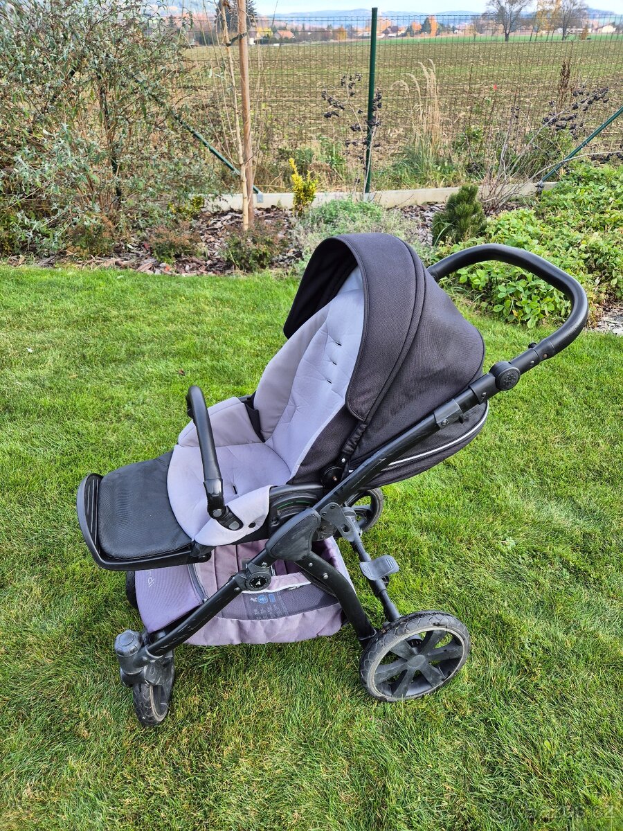 Kombinovaný kočárek Noordi Fjordi III 2022 2v1 - korbička/sp - 7