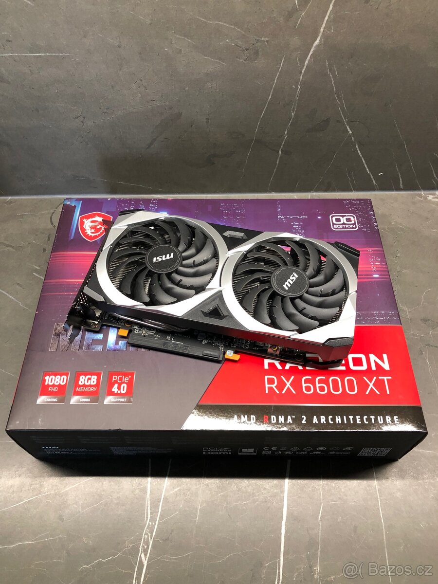 Prodám MSI AMD RX 6600 XT Dual - 7