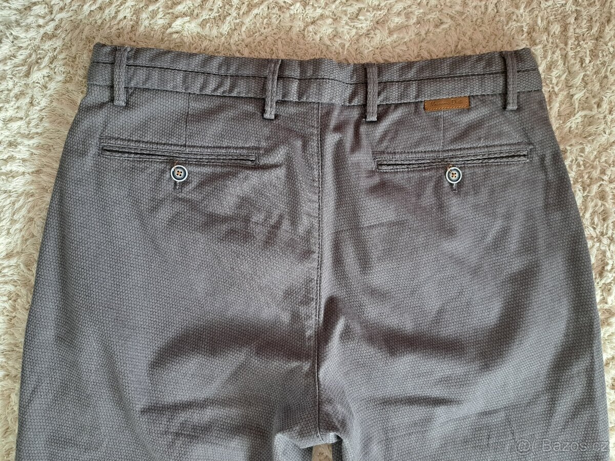 Pánské elegantní kalhoty Massimo Dutti vel. 42 slim fit - 7