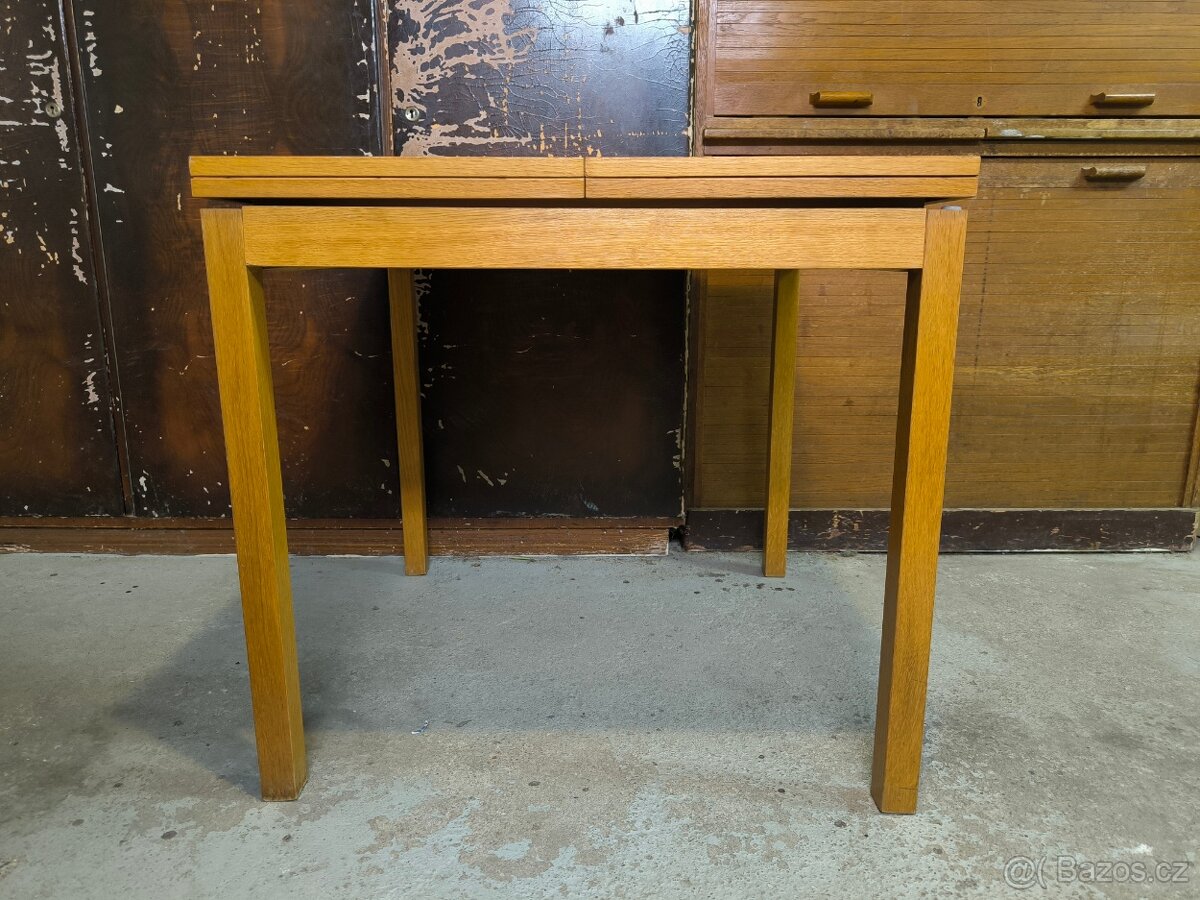 Retro jídelní rozkládací stůl - Brusel 70. léta - 7