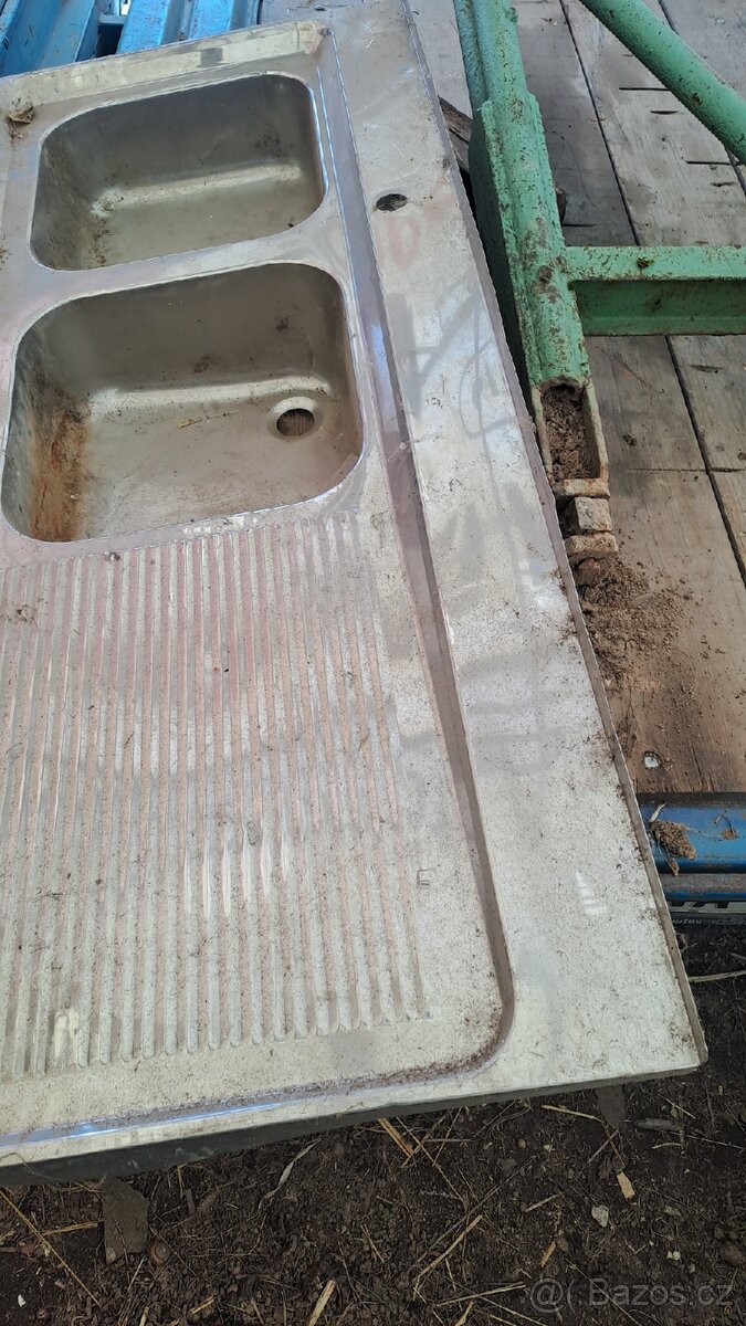 Prodam dvoj dřez nerez - 7