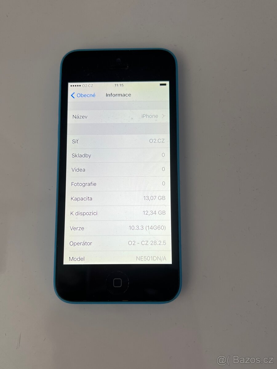 iPhone 5C 16gb Modry v dobrem stavu - 7