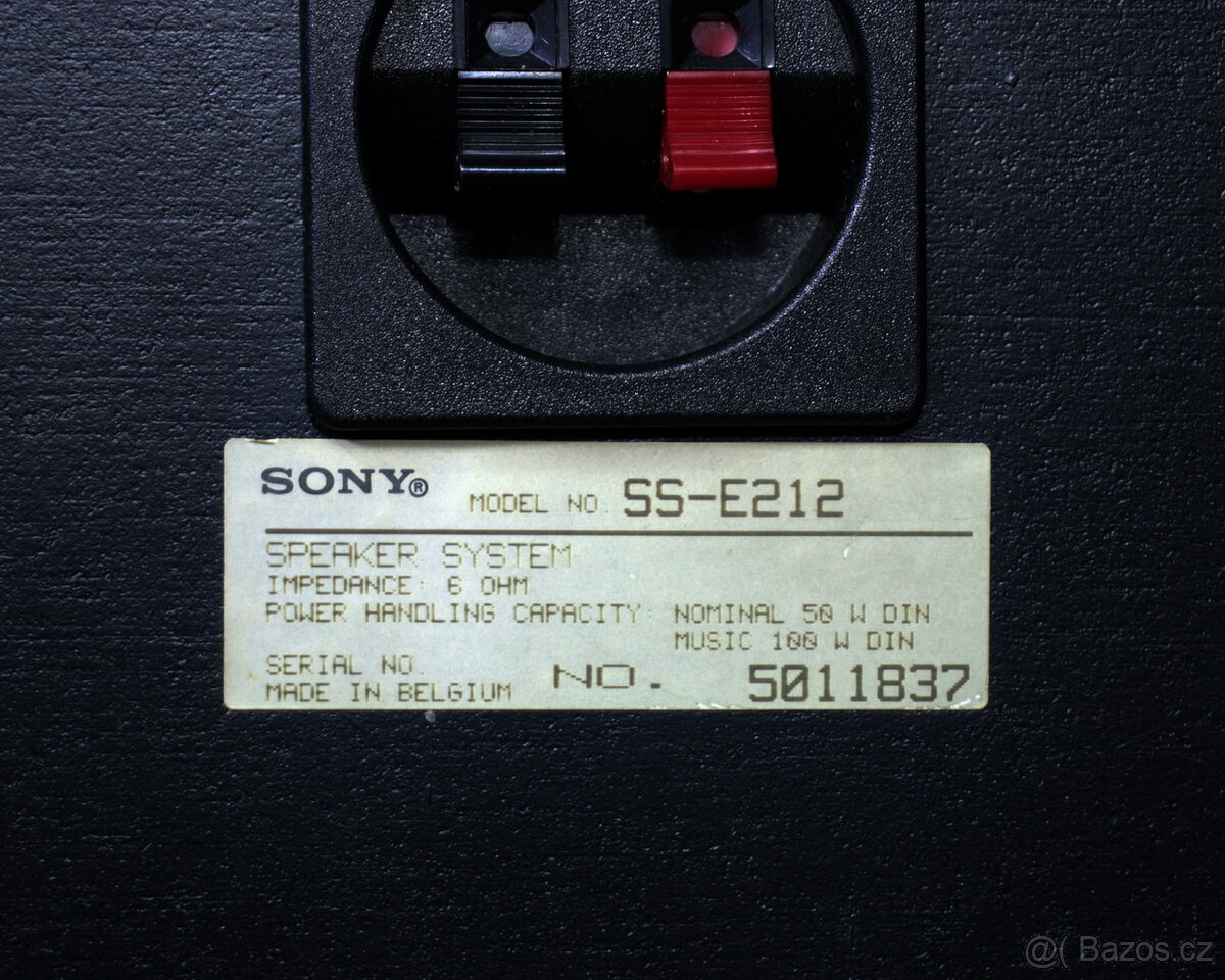Reprobedny Sony SS-E 212. - 7