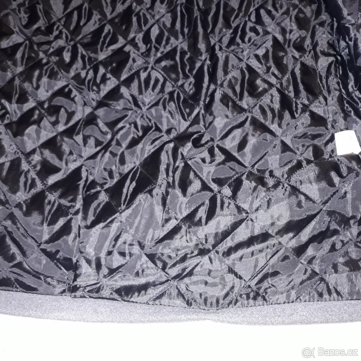 Dámský flaušový kabátek s kapucí, barva šedá - 7