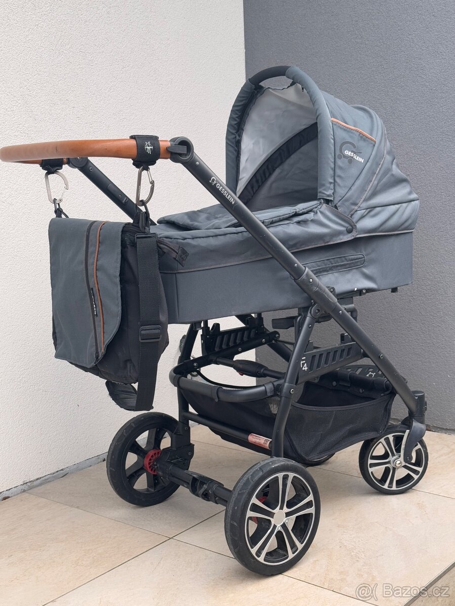 Kočárek Gesslein F4 Air+ v plné výbavě. - 7