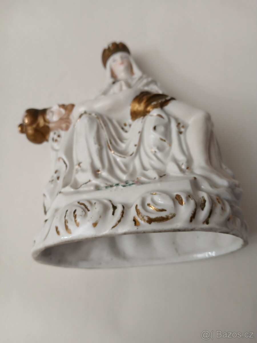 Pieta - starožitná soška - 7