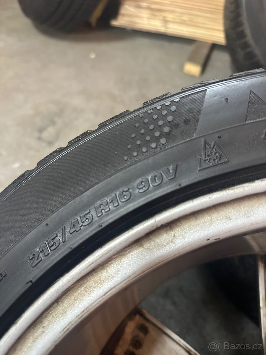 ALU Kola ŠKODA 5x100 R16 DIONE Zimní Pneu 215/45/16 - 7