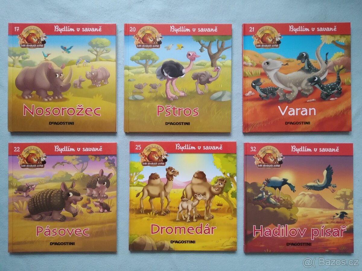 Knihy Bydlím v lese, Bydlím v savaně - 7