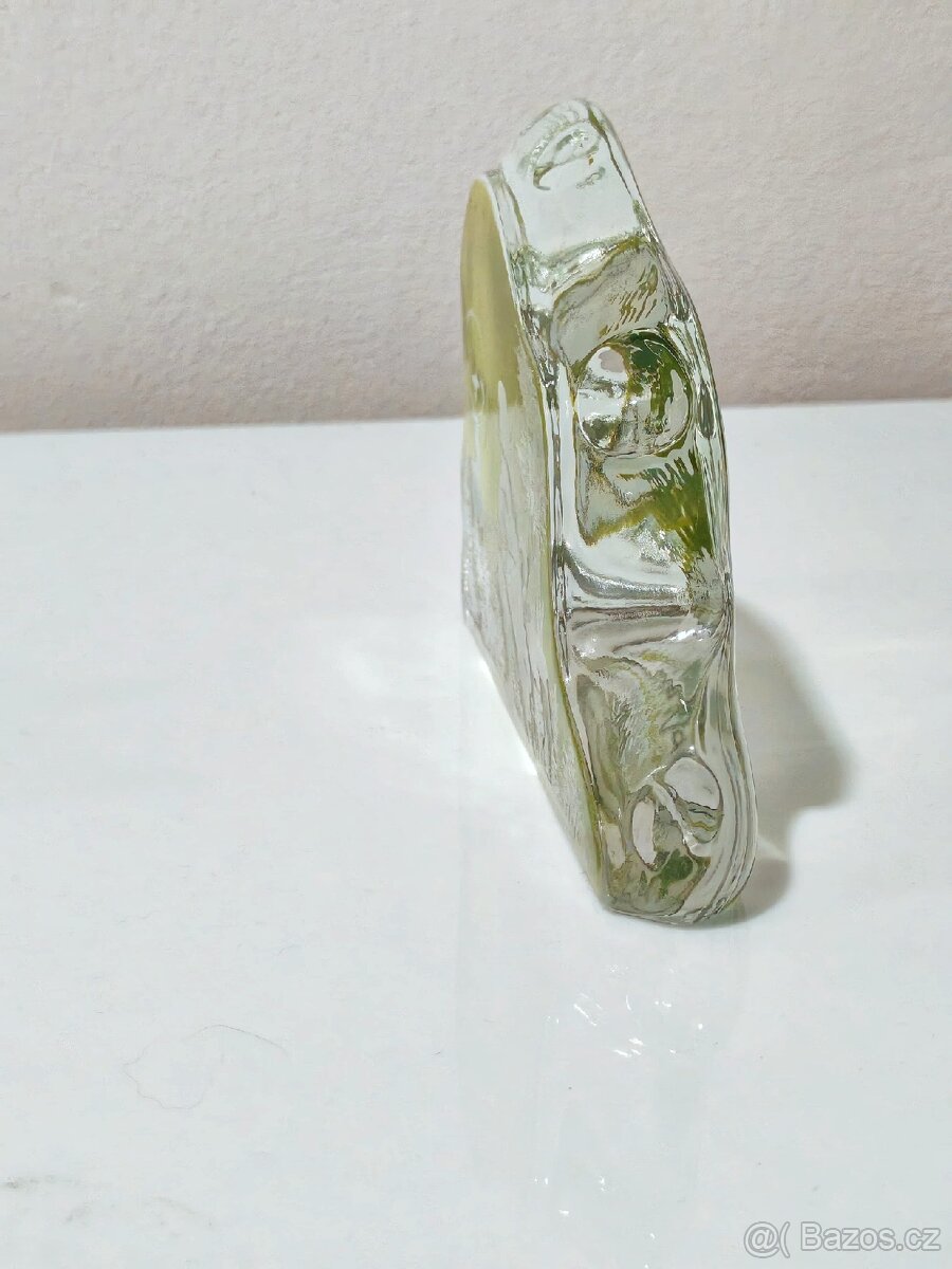 Staré skleněné těžítko/plastika - 7