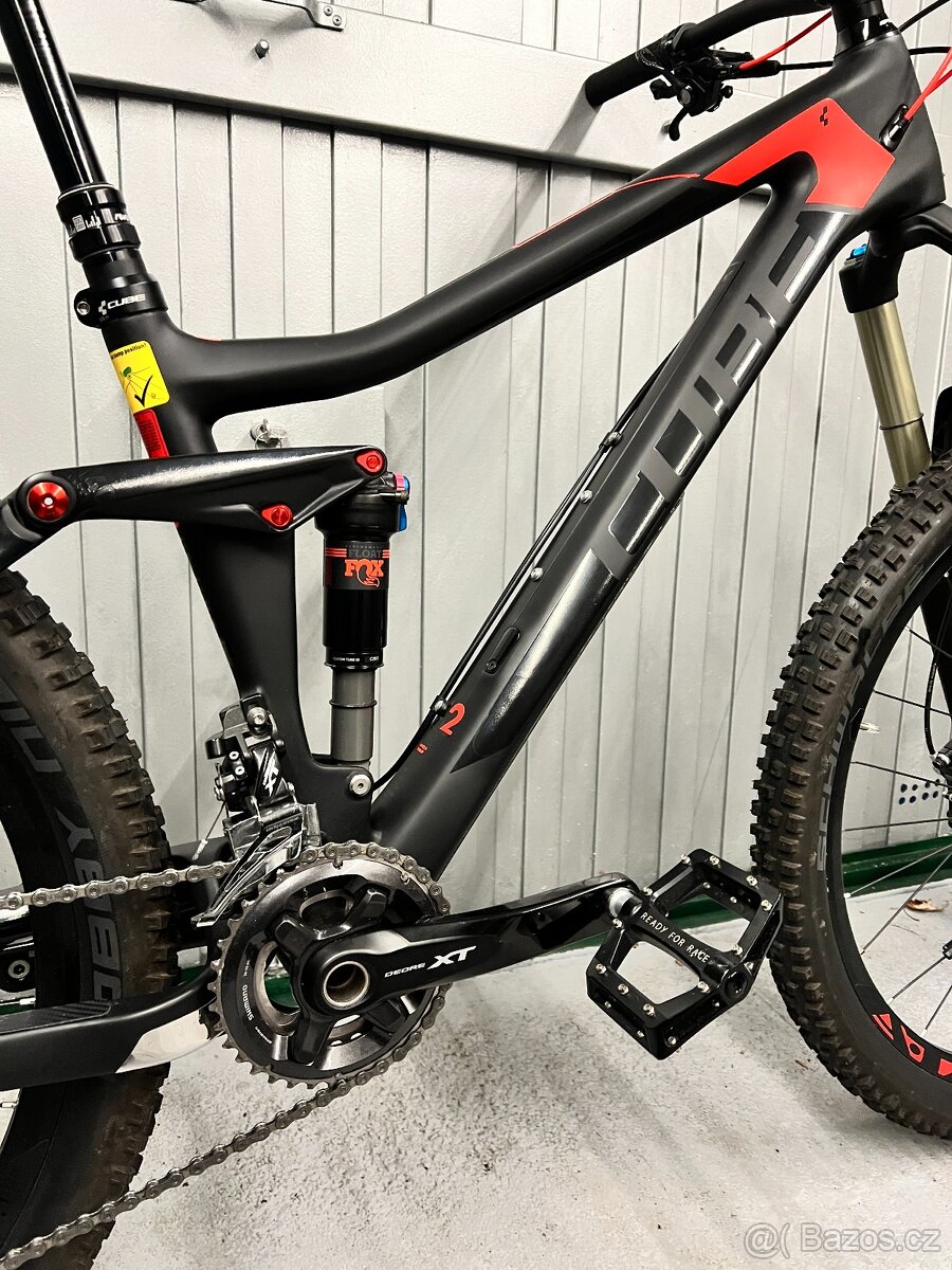 Carbonové kolo CUBE STEREO 140 C:62 Race 27,5 TOP STAV - 7