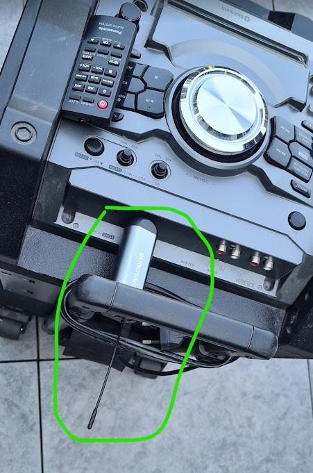 Partyreproduktor PANASONIC SC CMAX 5, 92W, mikrofony - 7