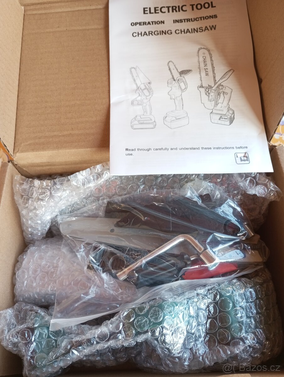 aku řetězová pilka 6", 21V - 7