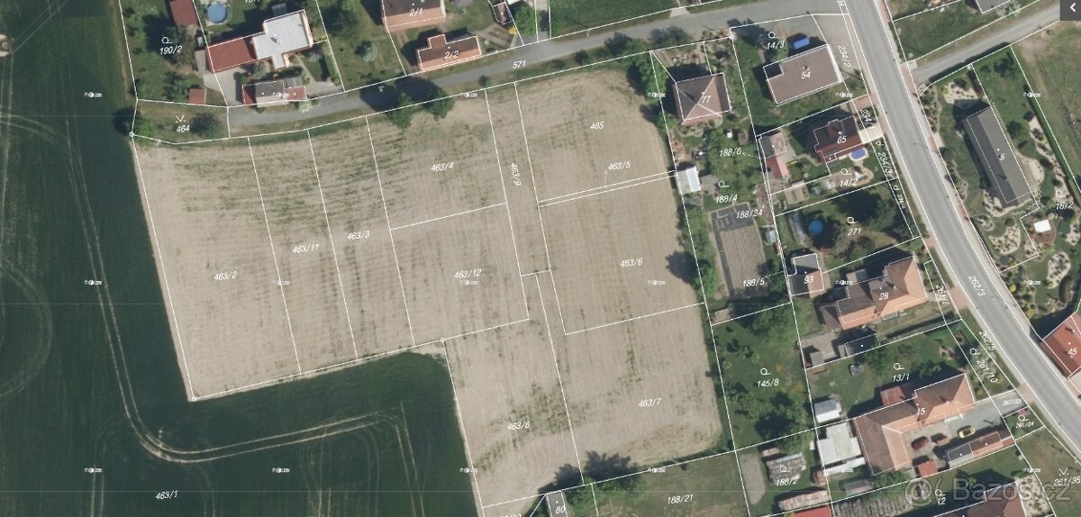 Prodej stavebního pozemku 967 m2 Žáravice okres Pardubice - 7