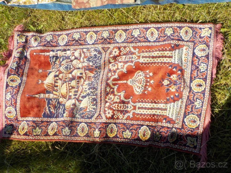 staré ručně vázané koberece a přehozy - 7