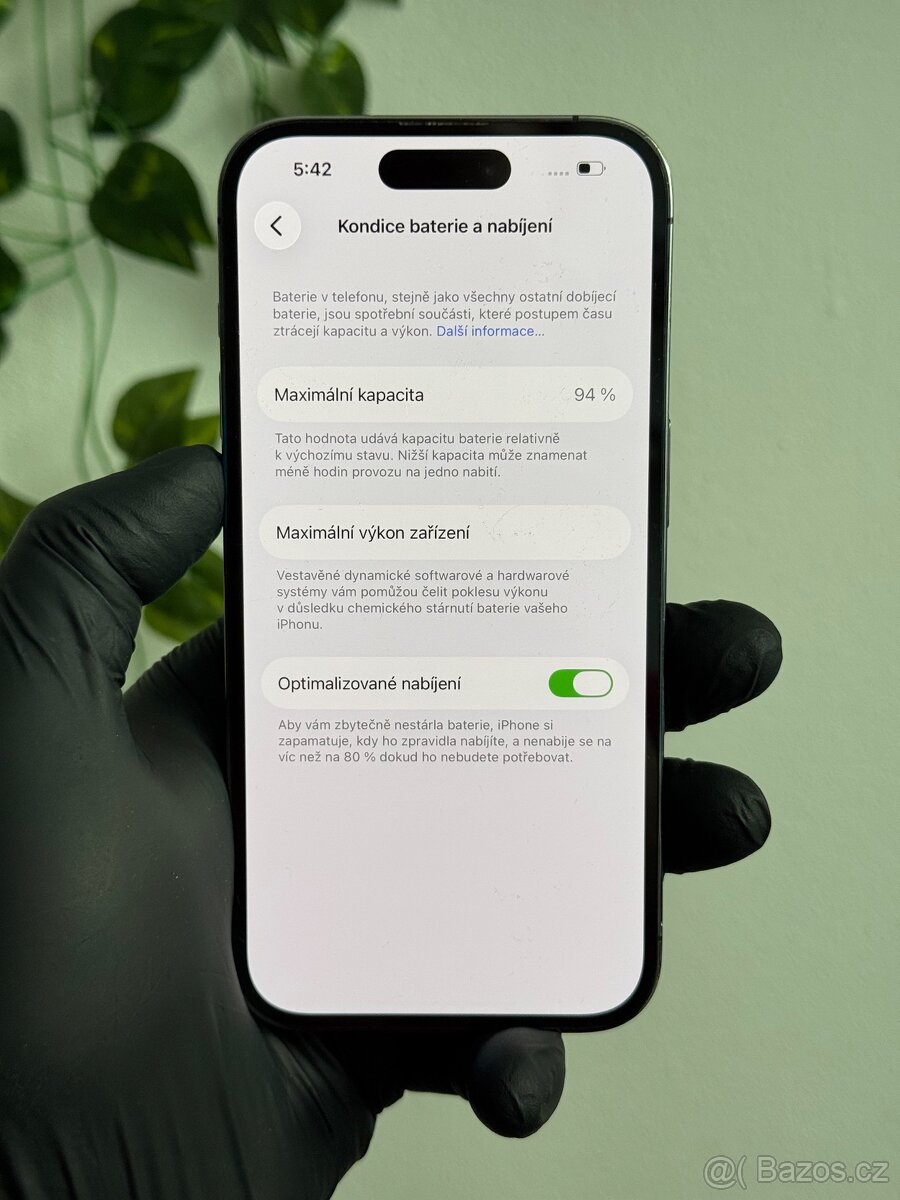 iPhone 14 Pro 256GB - 94% baterie - 7