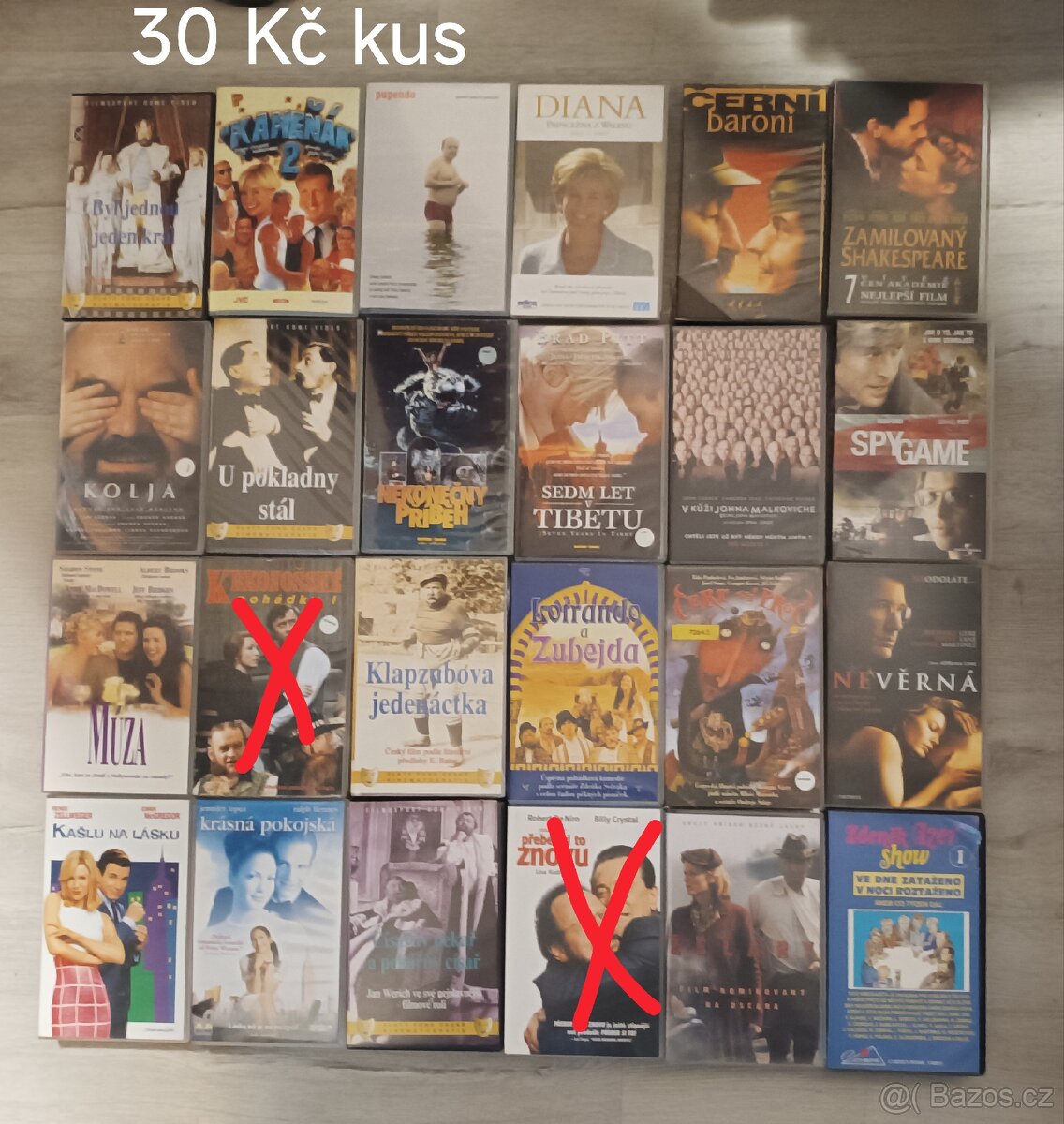 VHS, Videokazety - 7