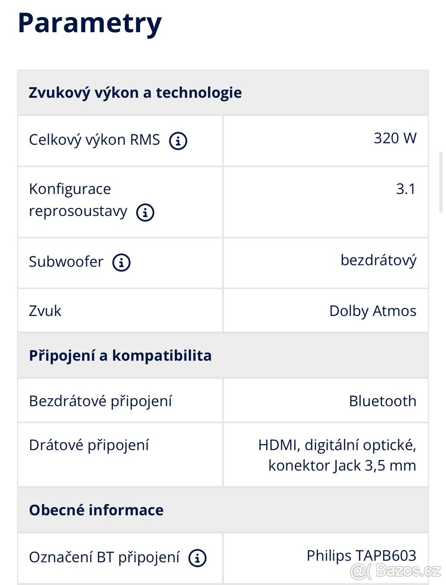 Soundbar Philips - 7