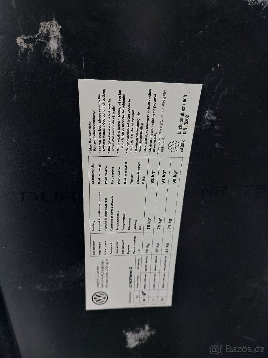 Střešní box Volkswagen - sleva - 7