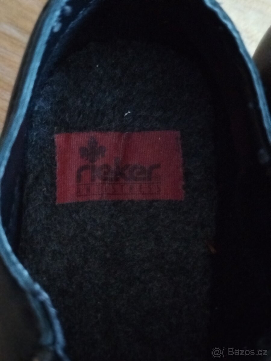 Černé boty Rieker, vel. 38 - 7