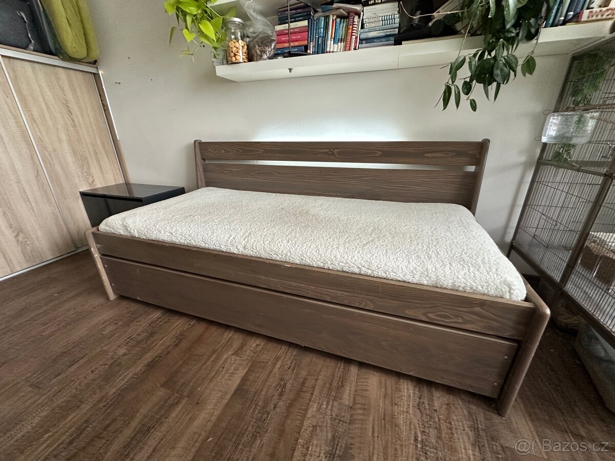 Rozkládací postel z masivu - 7