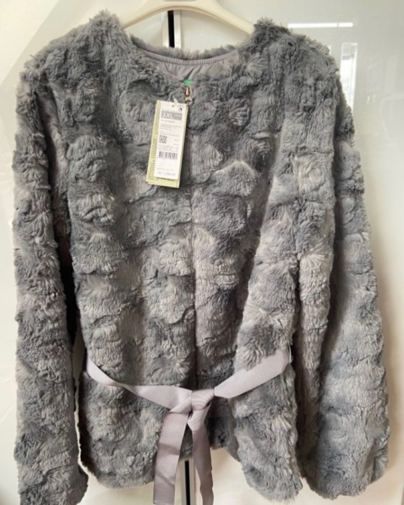 Kabát, bunda, kožíšek vel 3XL Benetton - 7