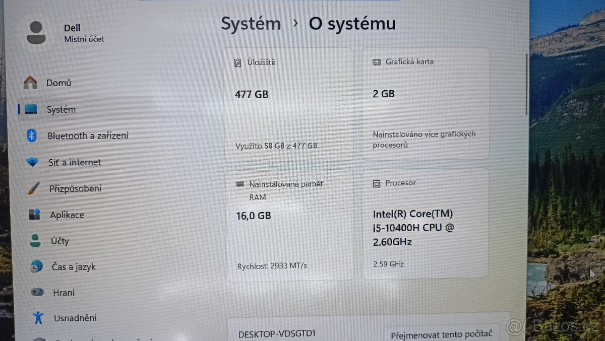Dell Latitude 5411 , Intel I5 10. gen (2020) - 7