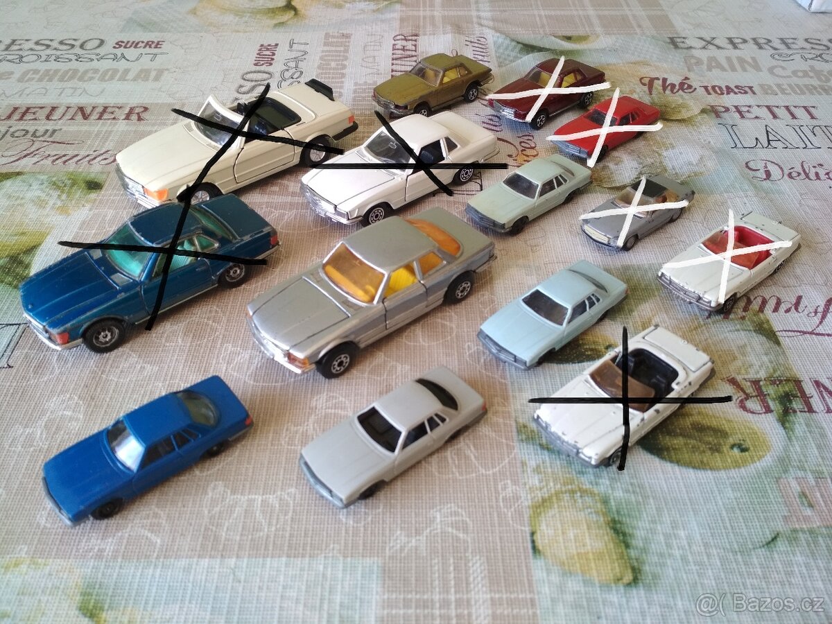 autíčka - modely Mercedes - 7